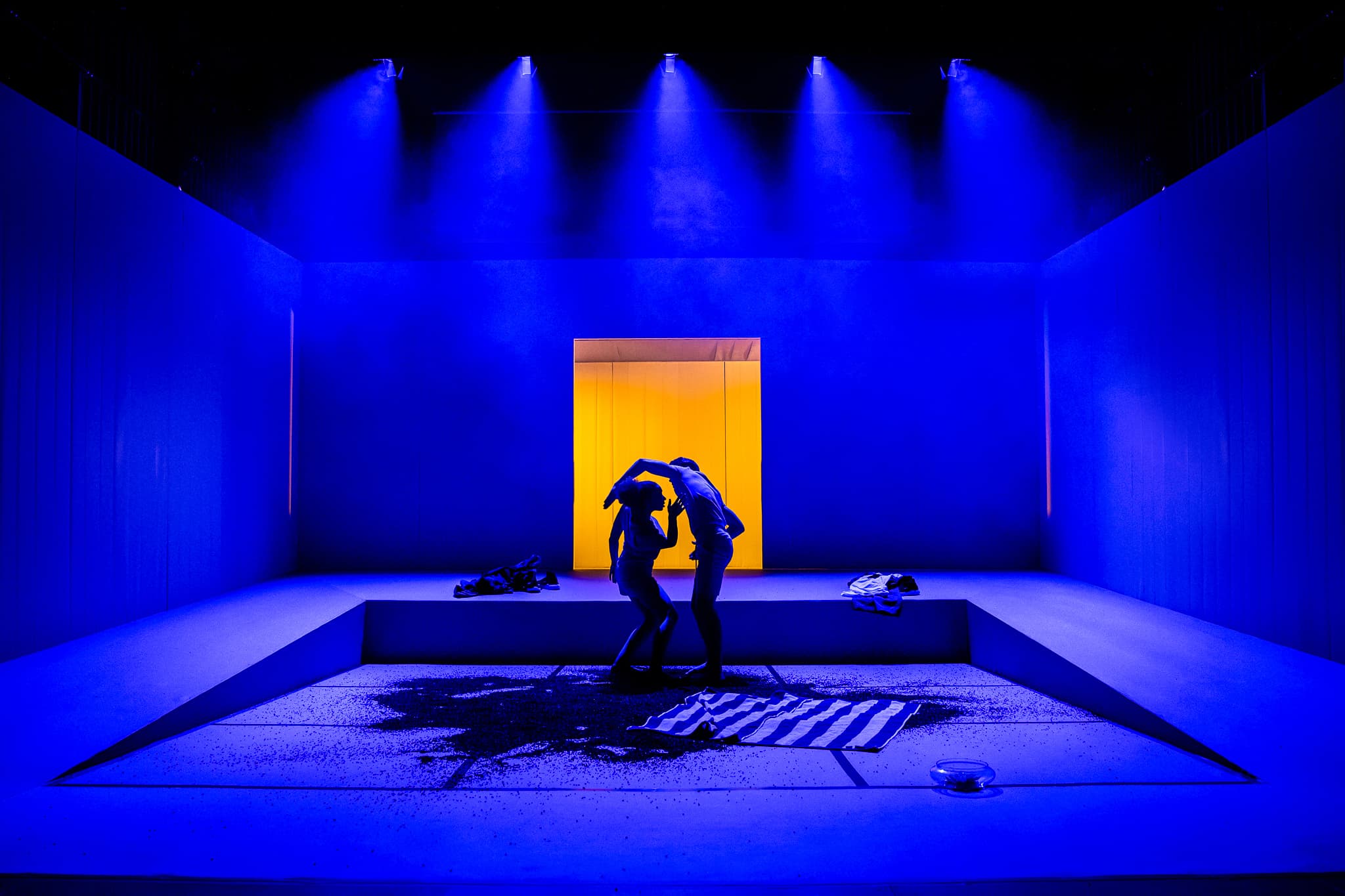 A dramatic theatre production photographed by Steve Gregson